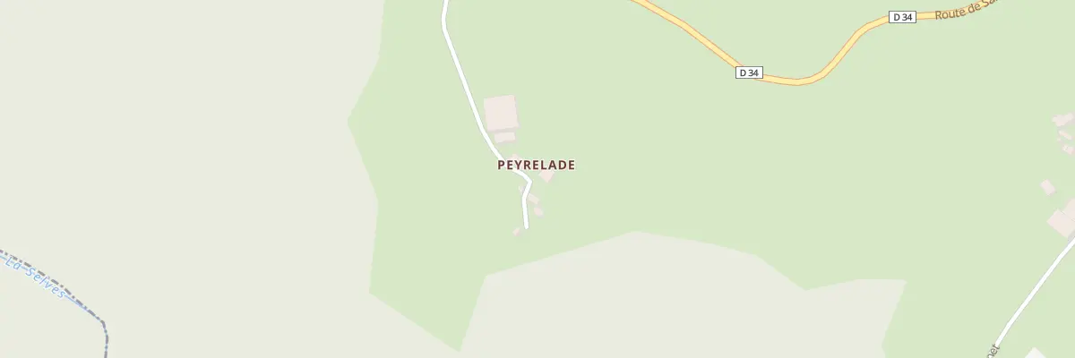 Plan du 345 Rte de Peyrelade à Campouriez