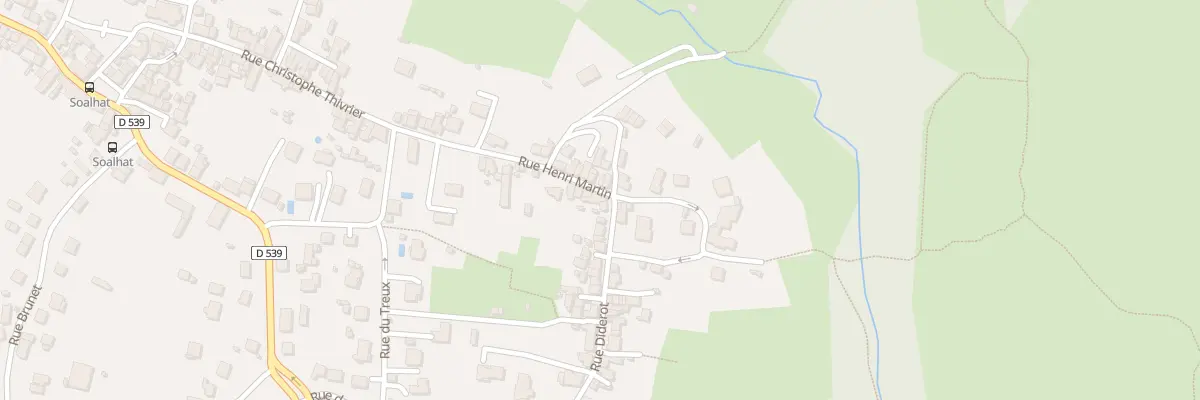 Plan du 2 Rue Diderot à Désertines
