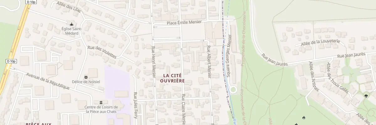 Plan du 135 Rue Claire Menier à Noisiel