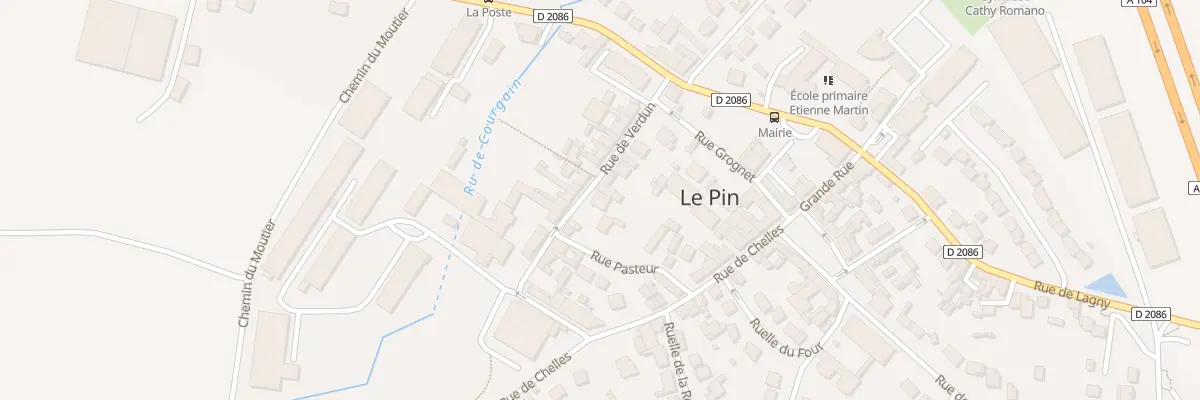 Plan du 7 Rue de Verdun au Pin