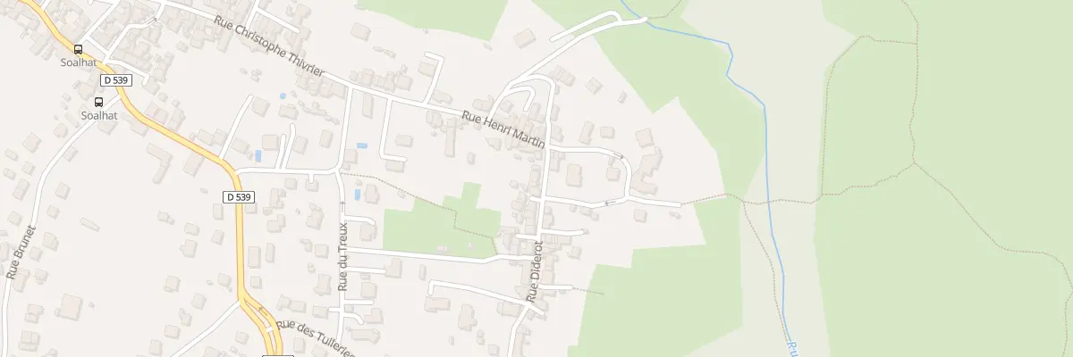 Plan du 6 Rue Diderot à Désertines
