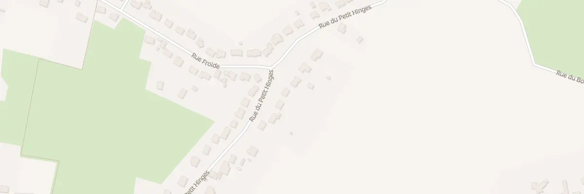 Plan du 480 Rue du Petit Hinges à Hinges