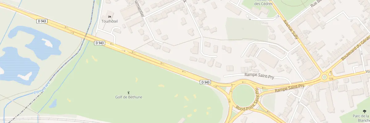 Plan du 43 Rue Robert Henneton à Béthune