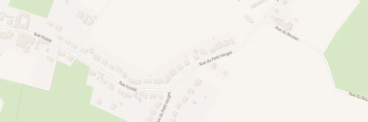 Plan du 555 Rue du Petit Hinges à Hinges