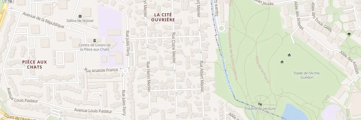 Plan du 161 Rue Claire Menier à Noisiel