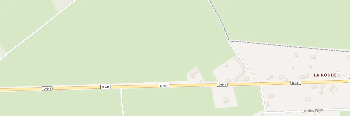 Plan du 5082 La Rodde à Combrailles