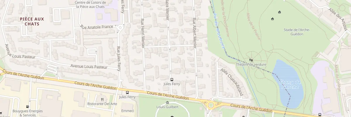 Plan du 180 Rue Claire Menier à Noisiel