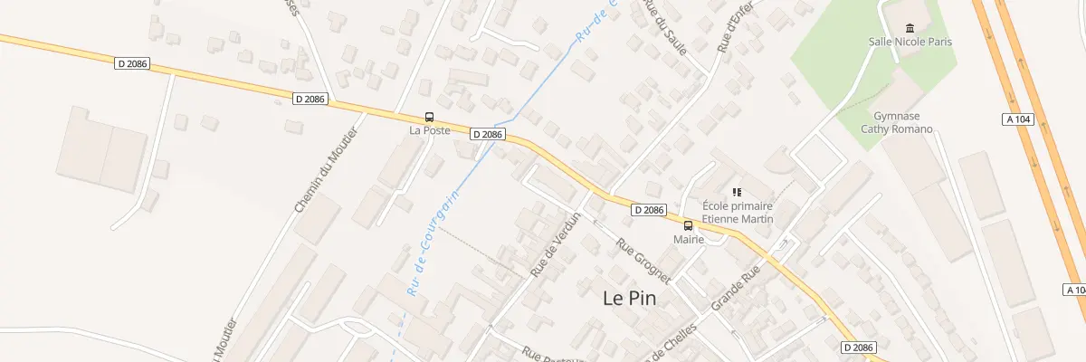 Plan du 2 Rue de Verdun au Pin