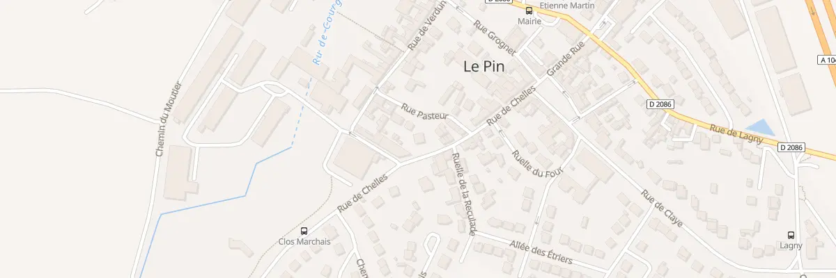 Plan du 16 Rue de Chelles au Pin