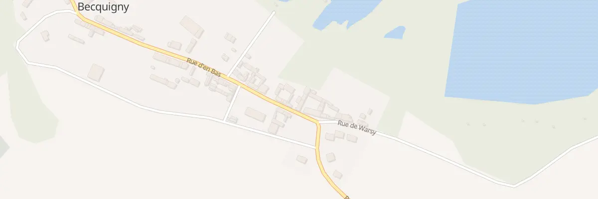 Plan du 23 Rue d’en Bas à Becquigny
