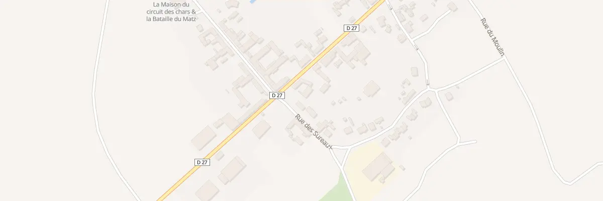 Plan du 33 Rue des Sureaux à Courcelles-Epayelles