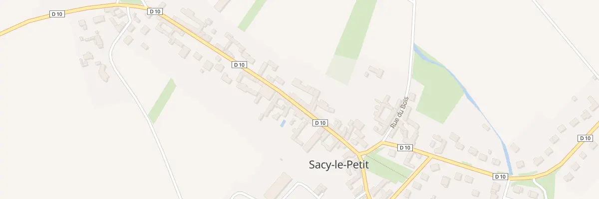 Plan du 14T Rue de la République à Sacy-le-Petit