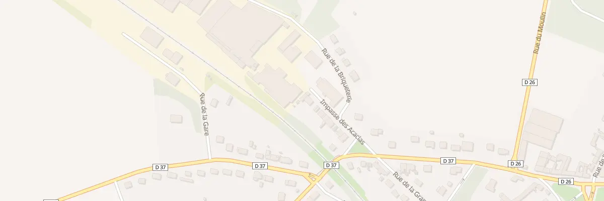 Plan du 93 Imp des Acacias à Moyenneville