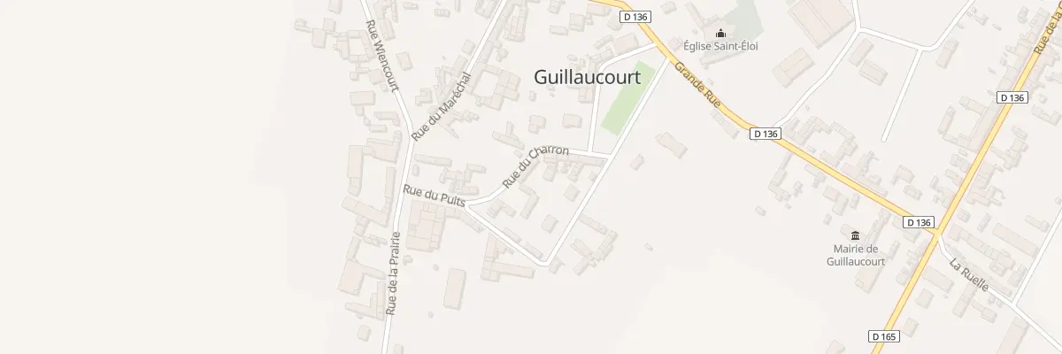 Plan du 5012 Rue du Charron à Guillaucourt