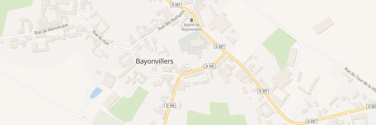 Plan du 4 Rue de Guillaucourt à Bayonvillers