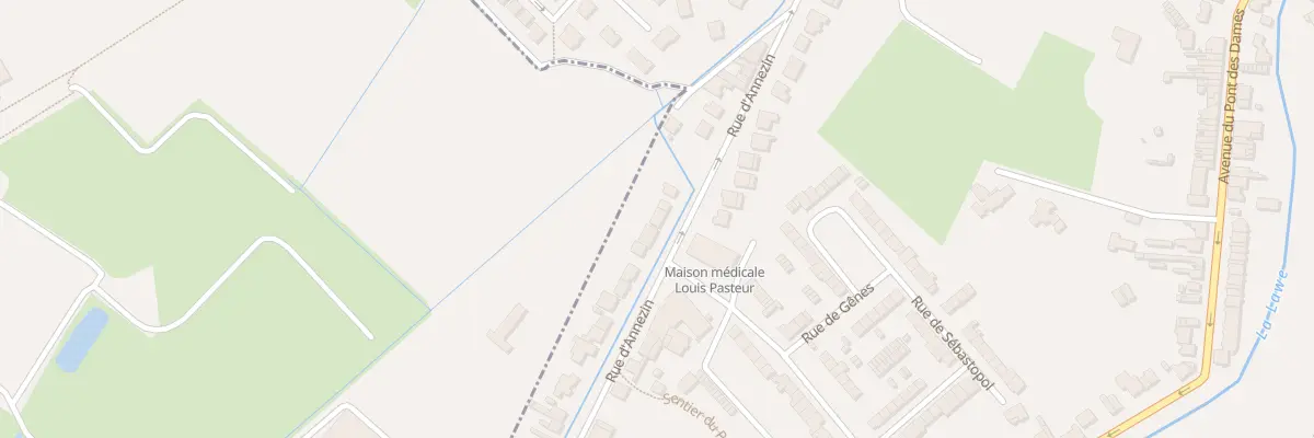Plan du 370 Rue d’Annezin à Annezin