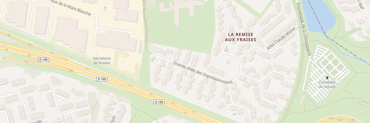 Plan du 1 Vla Edgar Degas à Noisiel