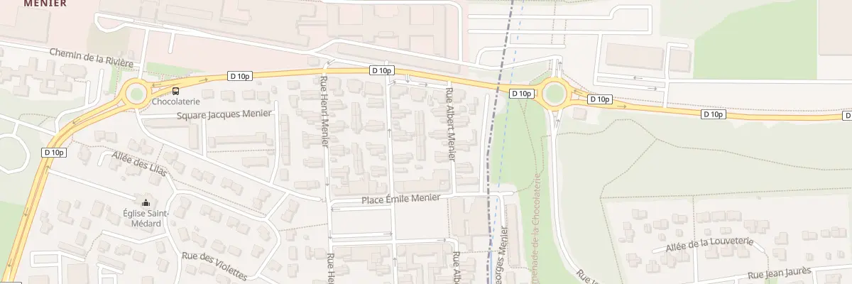 Plan du 15 Rue Albert Menier à Noisiel