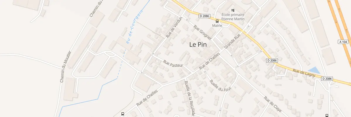Plan du 8 Rue Pasteur au Pin