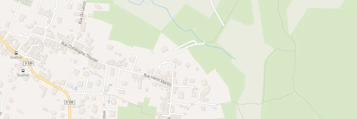 Plan du 34 Rue Henri Martin à Désertines