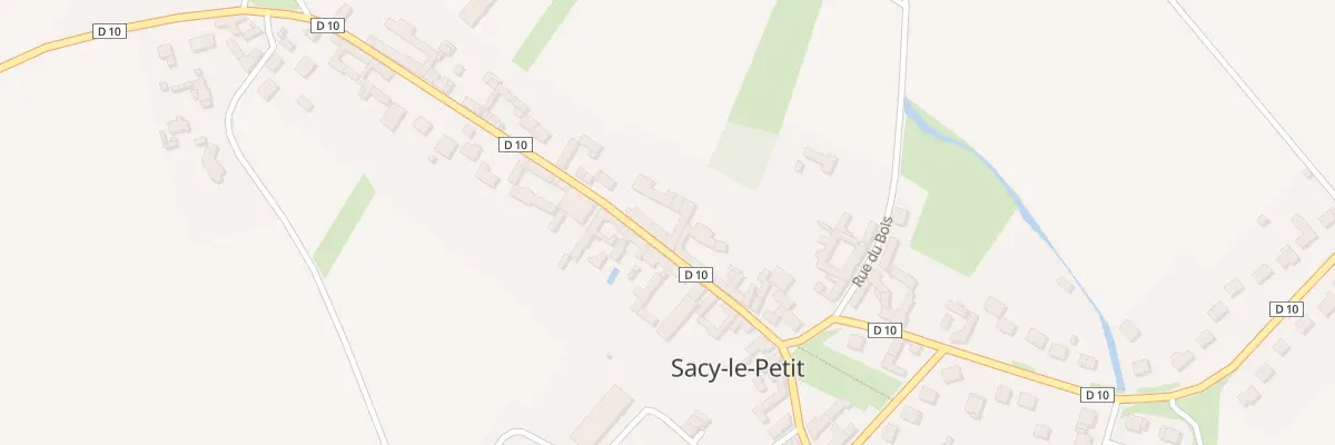 Plan du 14 Rue de la République à Sacy-le-Petit