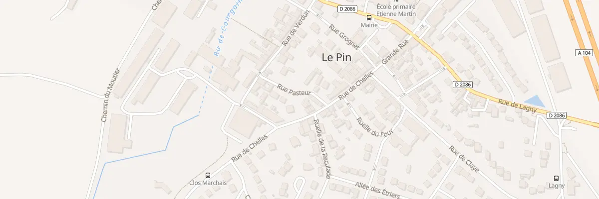 Plan du 1T Rue Pasteur au Pin