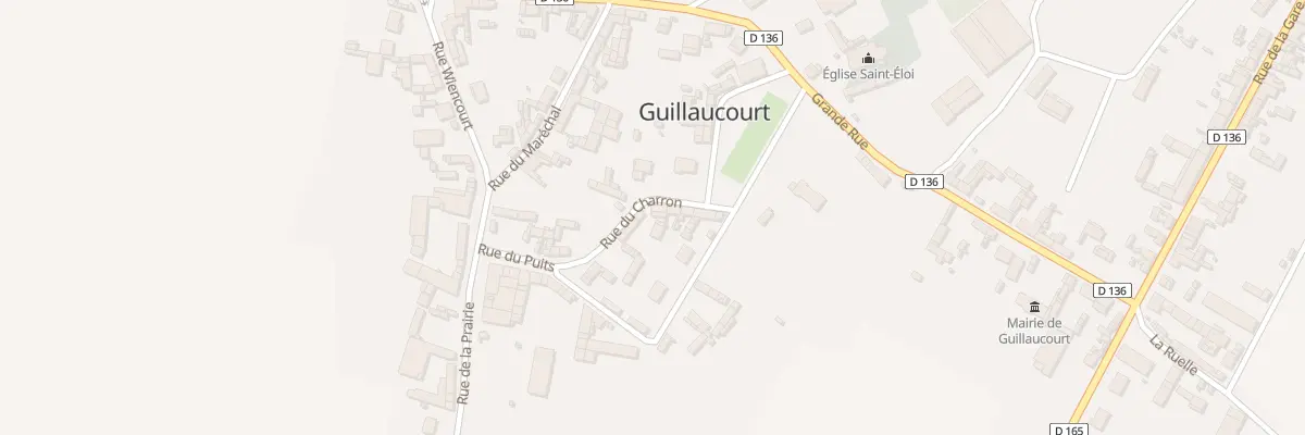 Plan du 7 Rue du Charron à Guillaucourt