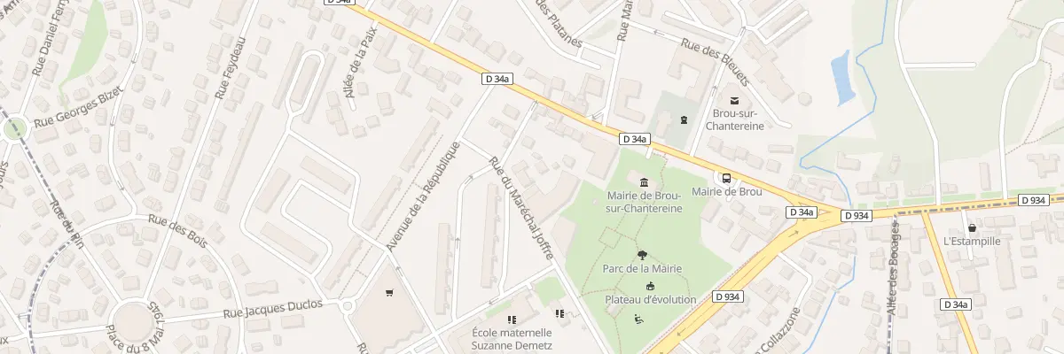 Plan du 4B Rue du Mal Joffre à Brou-sur-Chantereine