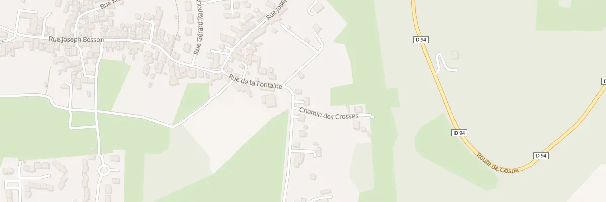 Plan du 17 Rue de la Fontaine à Désertines