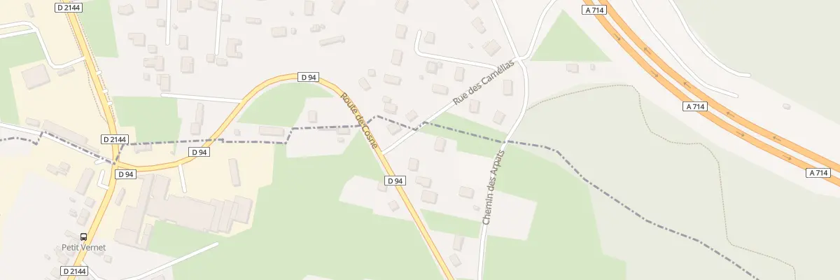 Plan du 31 Rte de Cosne à Désertines