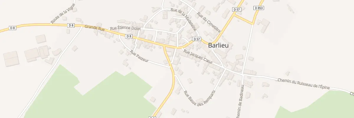 Plan du 1 Rue de la Forge à Barlieu