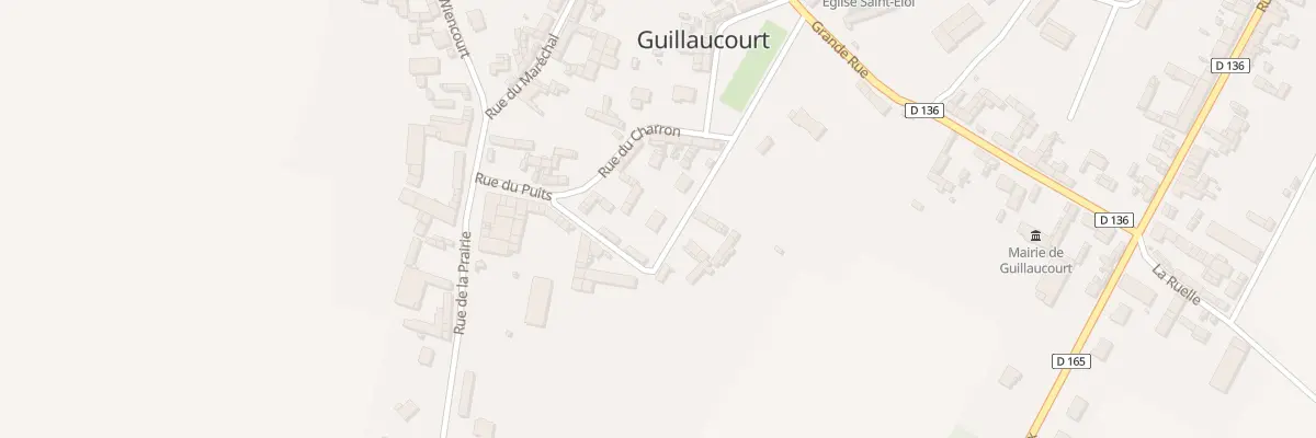 Plan du 6 Rue du Carrefour à Guillaucourt