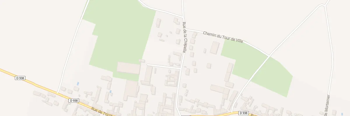 Plan du 13 Rue de la Chapelle à Méry-la-Bataille