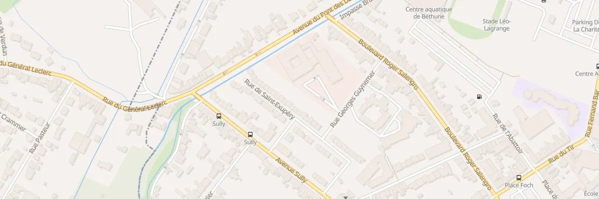 Plan du 134 Rue Saint Exupery à Béthune