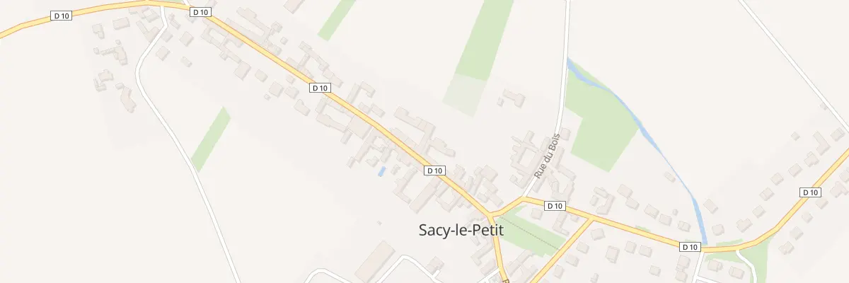 Plan du 12A Rue de la République à Sacy-le-Petit