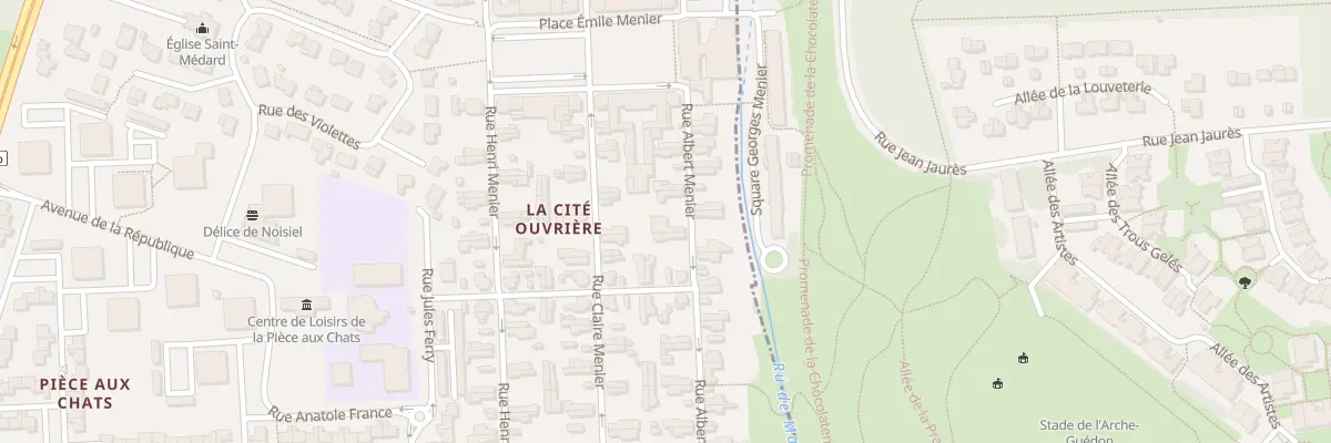 Plan du 41 Rue Albert Menier à Noisiel
