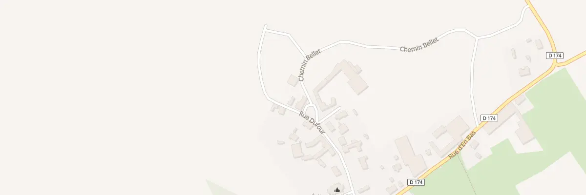 Plan du 24 Rue Dufour à Auchonvillers