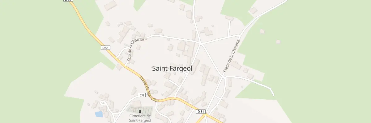 Plan du 9 Rue de Pierre Blanche à Saint-Fargeol