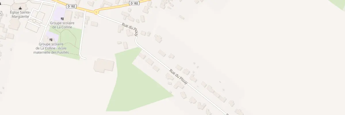 Plan du 255 Rue du Plouy à Hinges