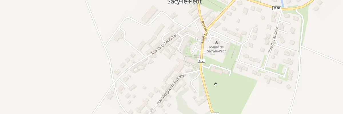 Plan du 4 Rue de la Fontaine à Sacy-le-Petit