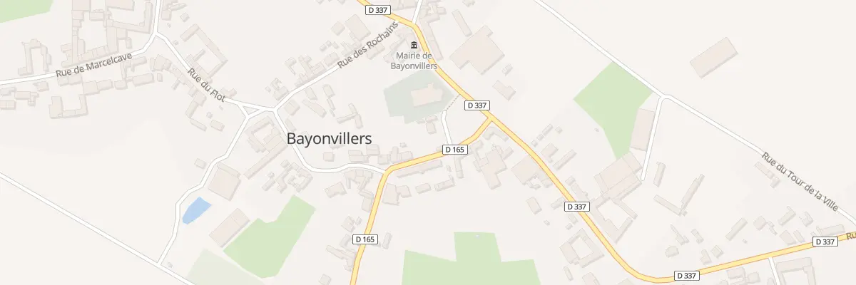 Plan du 1 Pl du Havre à Bayonvillers
