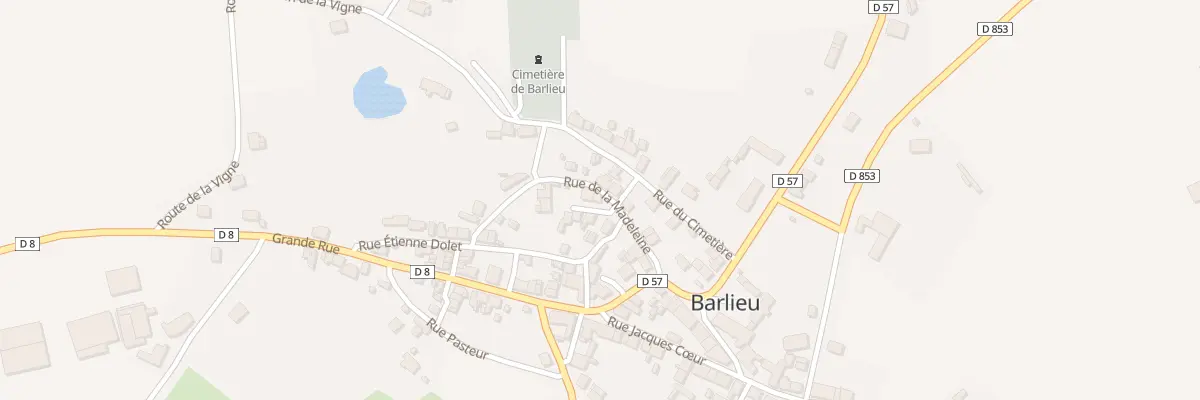 Plan du 1 Pl de la Fontaine à Barlieu