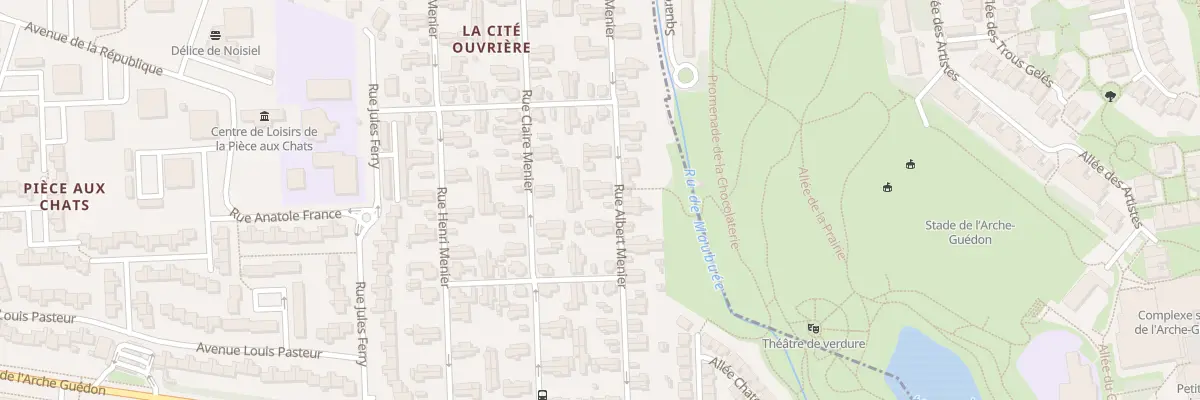 Plan du 61 Rue Albert Menier à Noisiel