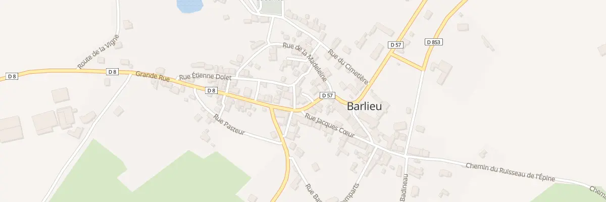 Plan du 1 Rte de Cernoy à Barlieu