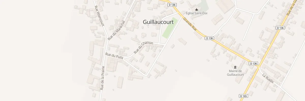 Plan du 3 Rue du Charron à Guillaucourt