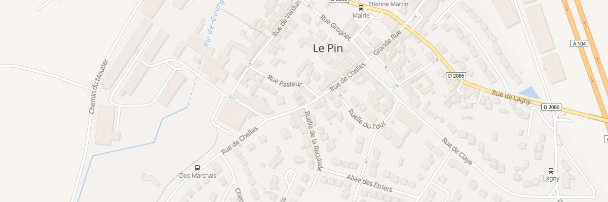 Plan du 5 Cour Pasteur au Pin