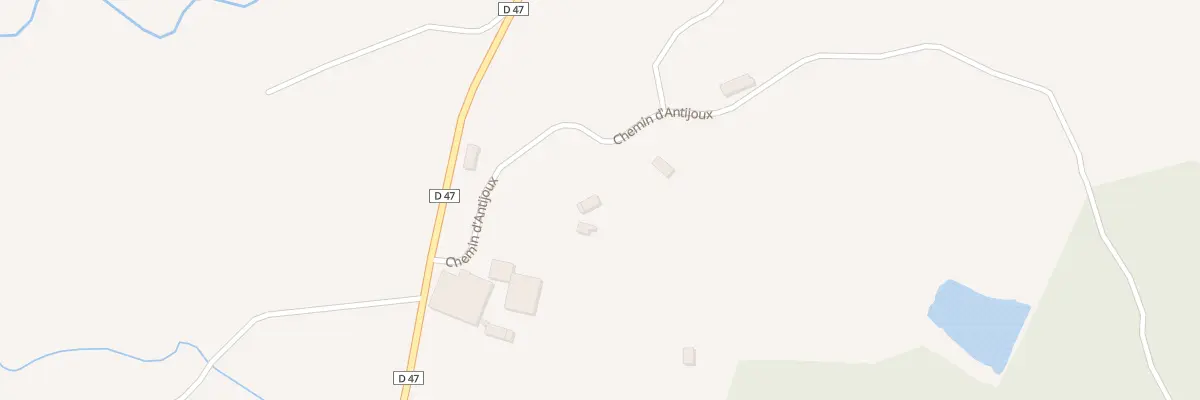 Plan du 5255 Antijoux à Bagnols