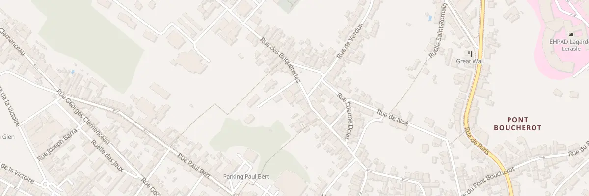 Plan du 33B Rue du Lt Bildstein à Gien