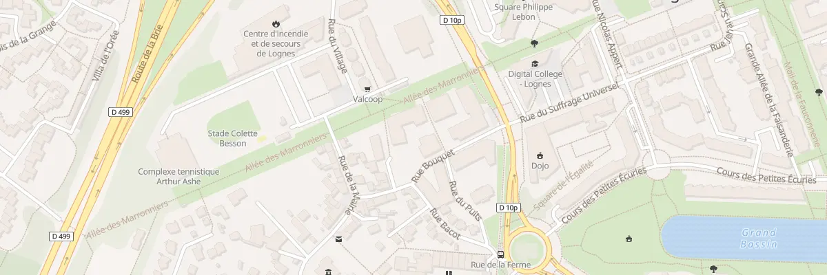 Plan du 12 Rue du Puits à Lognes