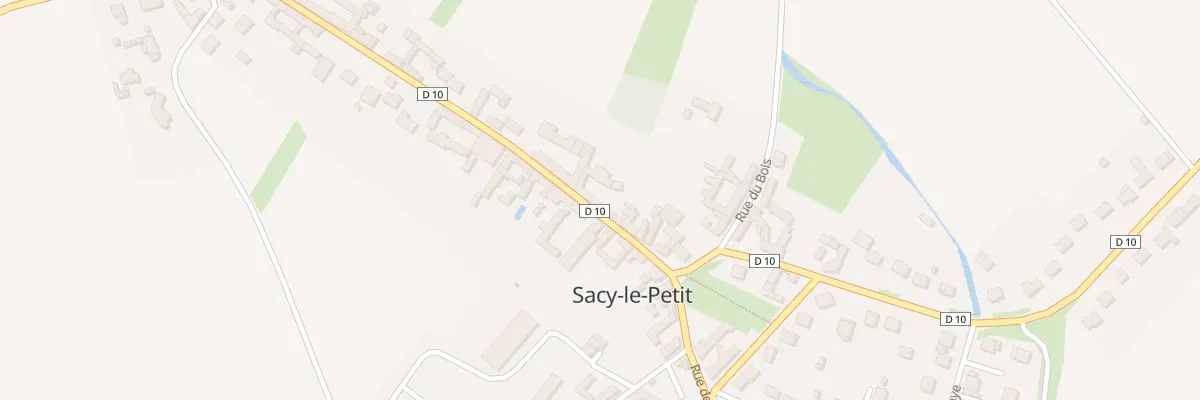 Plan du 10A Rue de la République à Sacy-le-Petit